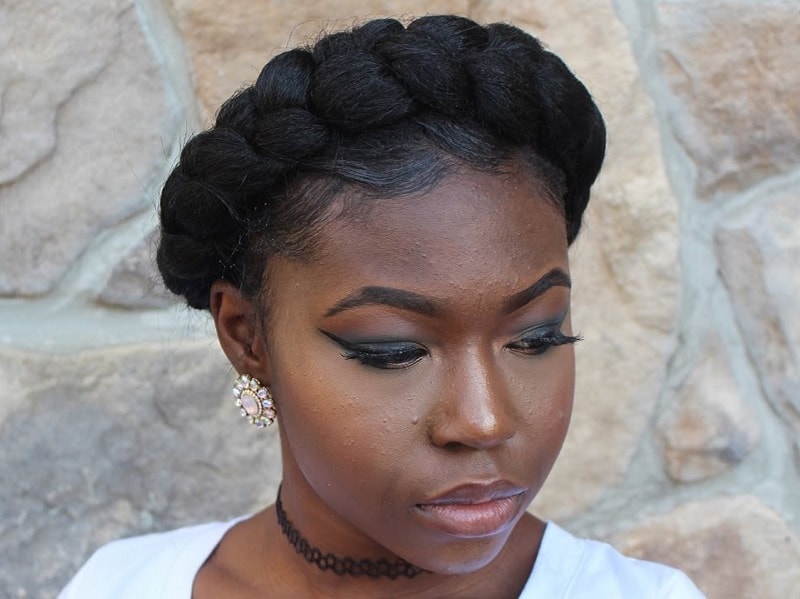 crown braid hairstyles for black girls