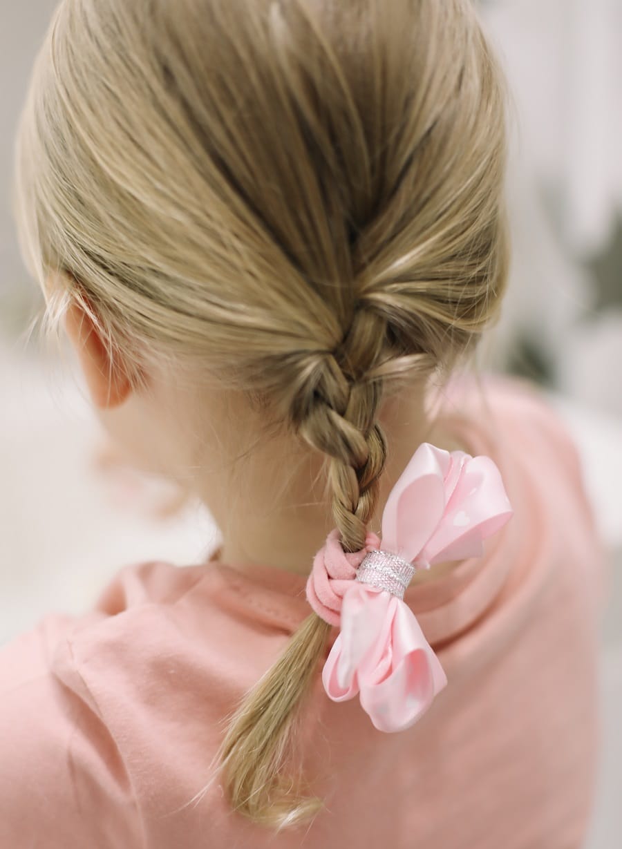 little girl braid hairstyle for fine hair