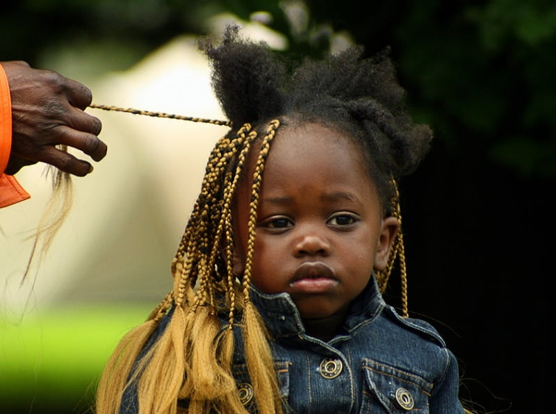 little girl hairstyles with weave
