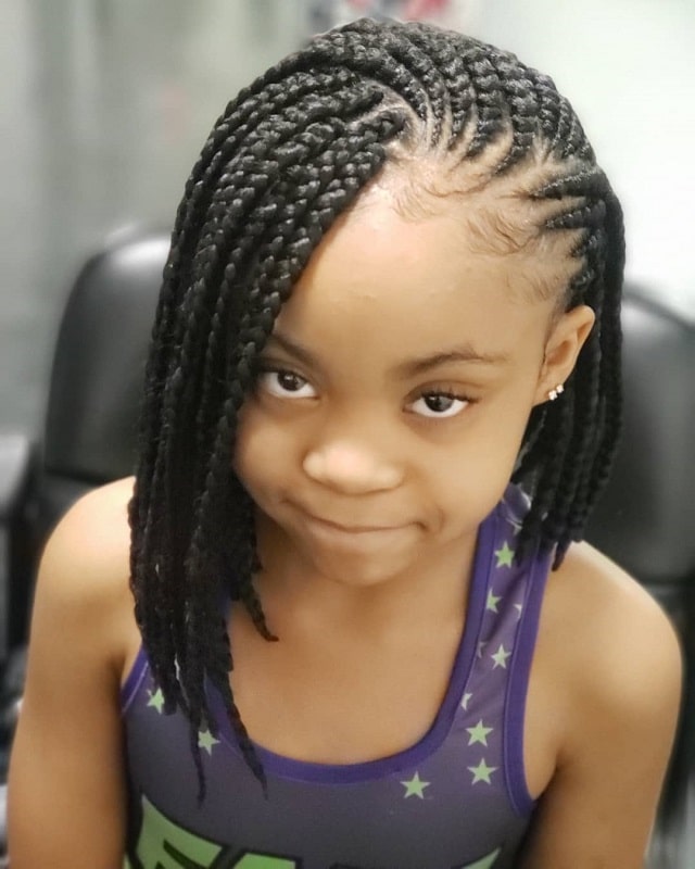 10 Adorable Weave Hairstyles For Little Girls To Explore