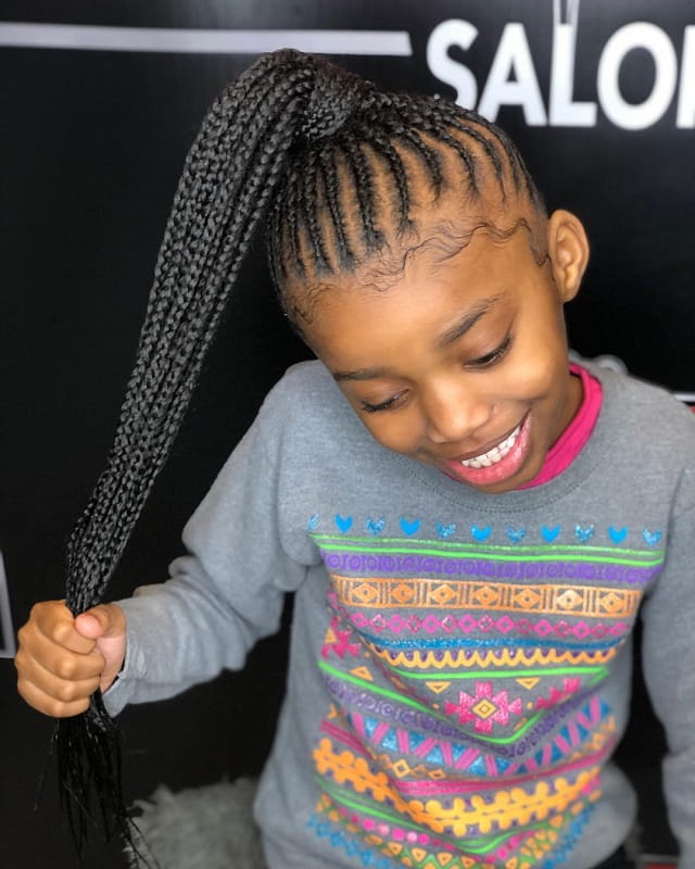 10 Ideal Weave Hairstyles For Kids To Try In 2020