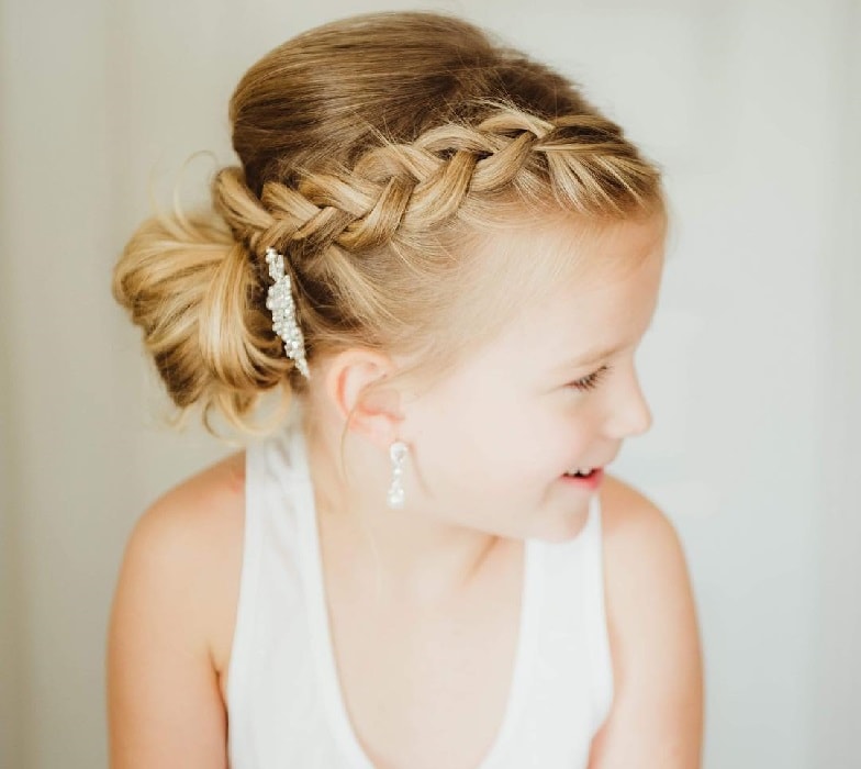 25 Stunning Hairstyles For Little Girls To Rock At Weddings