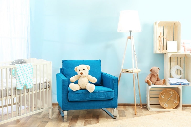 baby boy room ideas blue and white