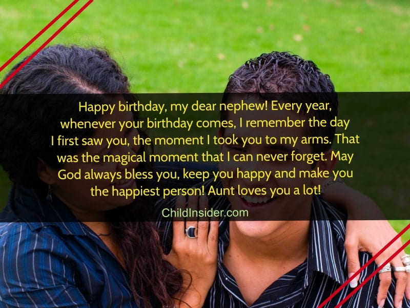 25 Lovely Happy Birthday Wishes For Nephew From Aunt