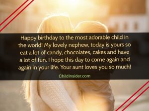 25 Lovely Happy Birthday Wishes for Nephew from Aunt