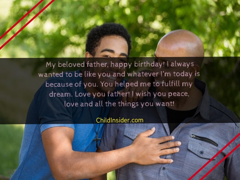 birthday messages for father 