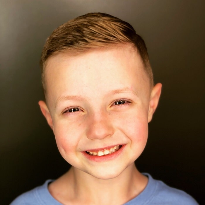 Image of Classic Crew Cut haircut for 3 year old boy