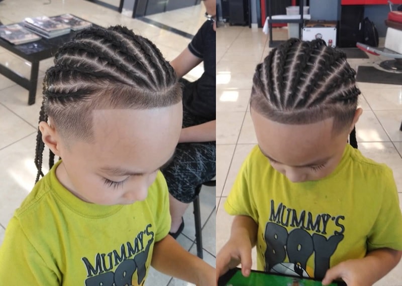 Young Man With Corn Row Hairstyle Posing In Studio HighRes Stock Photo   Getty Images