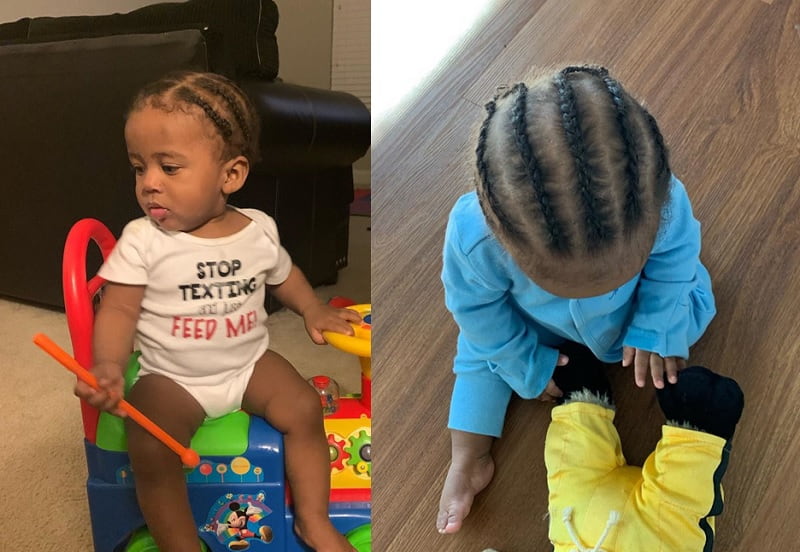 cornrow for baby boy curly hair