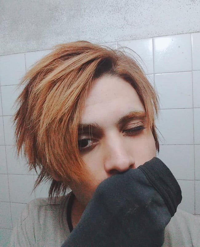 Messy Emo Boy Hair (Blonde)