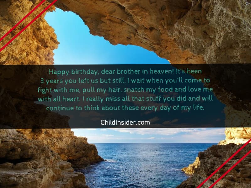 birthday quotes for brother in heaven