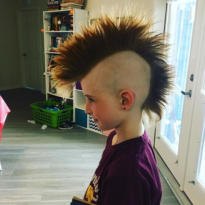 long mohawk haircuts for little boy