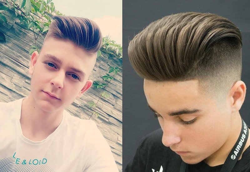 pompadour for white boys