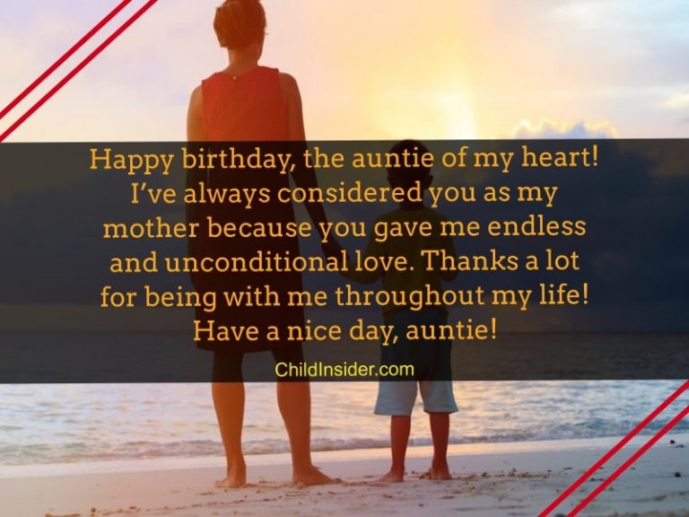 55 Beautiful Birthday Wishes for Aunty (Quotes with Images)