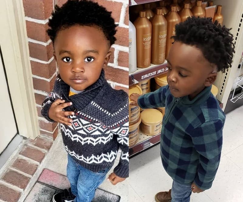 20 Cute And Unique Hairstyles For Black Baby Boys 2020