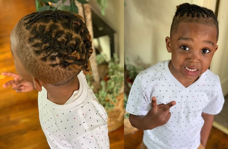 Medium Hairstyles For Black Boys/Kids 2020 with Curly Hair