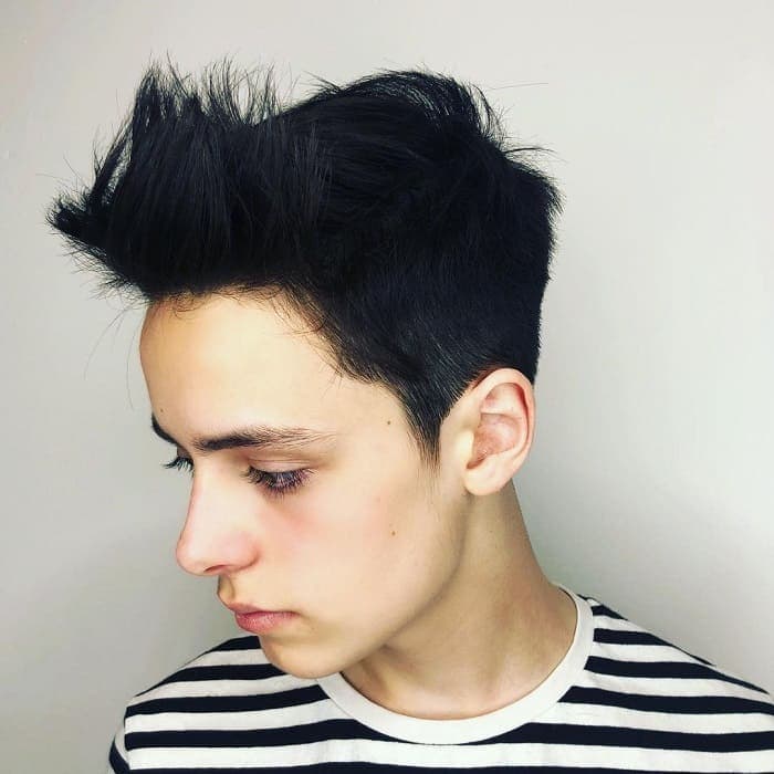 25 Coolest Long Top Short Sides Hairstyles For Boys Child