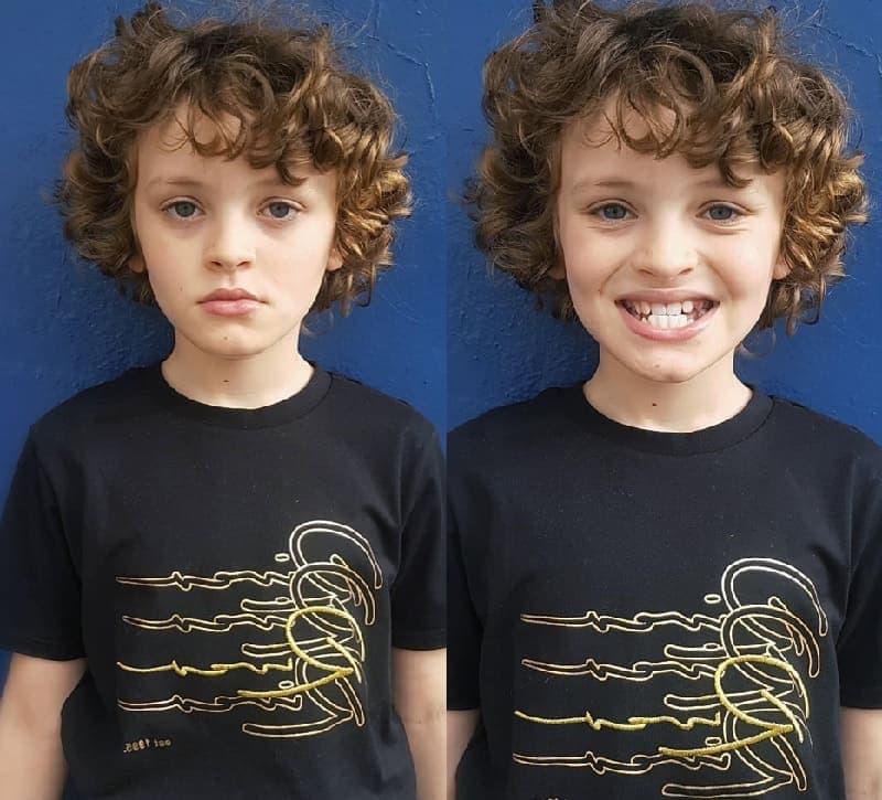 messy curly hairstyles for boys