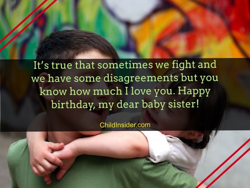 Of The Best Happy Birthday Quotes For Baby Sister