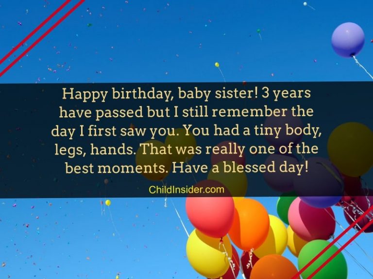 20 of The Best Happy Birthday Quotes for Baby Sister