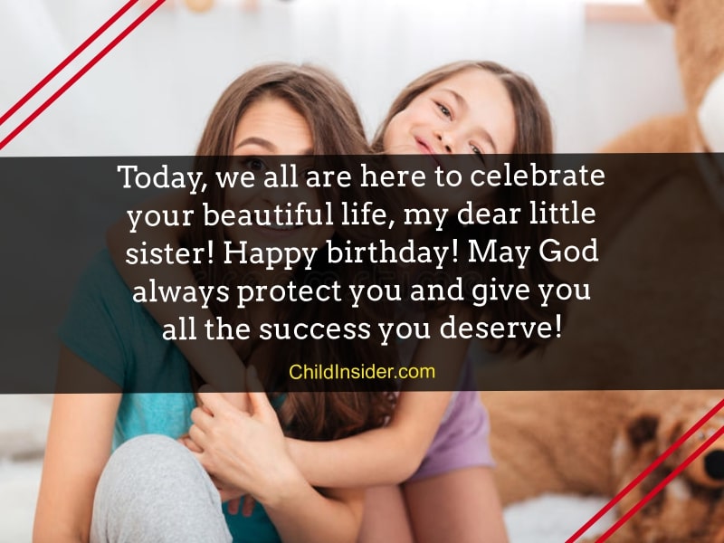 25 Tender Birthday Messages For Younger Sister