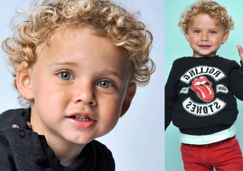 toddler blonde curly hair