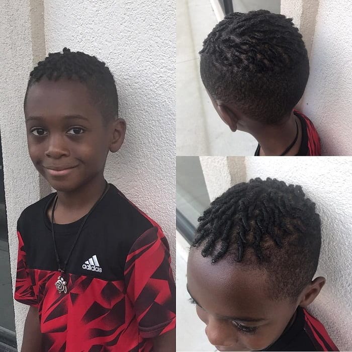 coiled twisted hairstyles for black boys