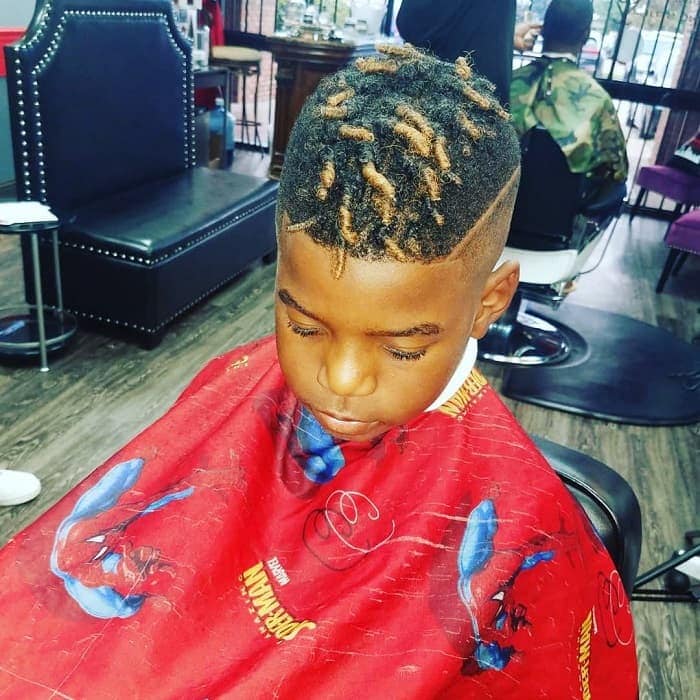 black boy twist hairstyles with high fade