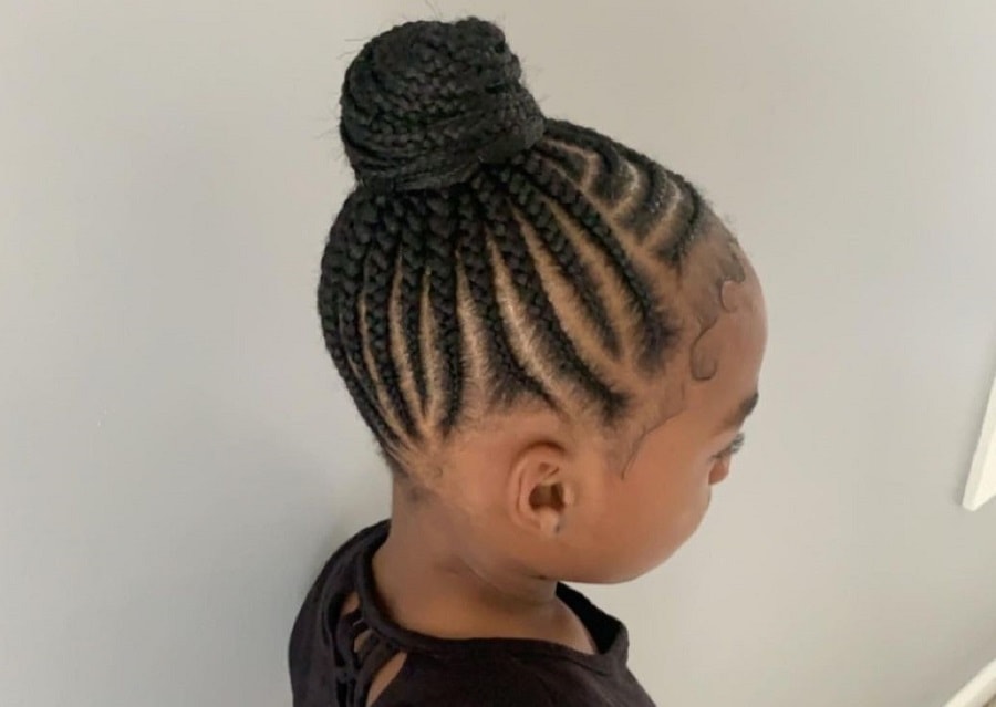 Braided Bun For Black Boys 