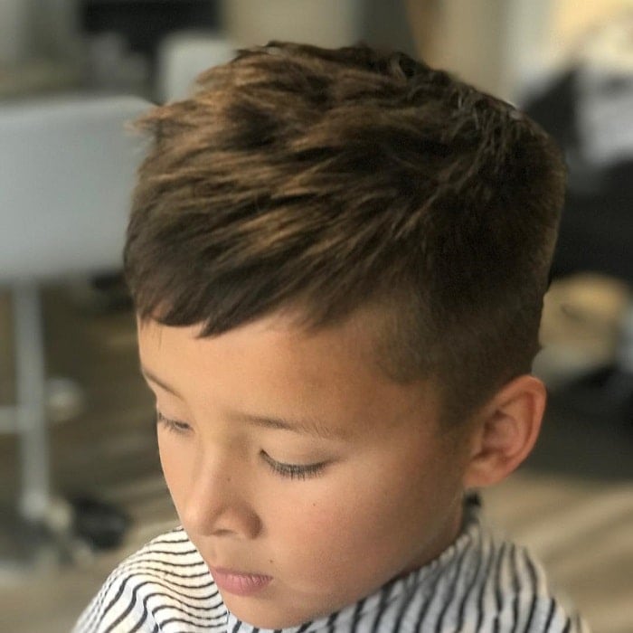 Wavy Top + Shaved Sides-36+ Nice School Haircuts for Boys – The Ultimate Styles 2024 