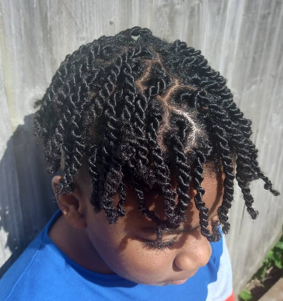 Little Black Boy Twist Hair 