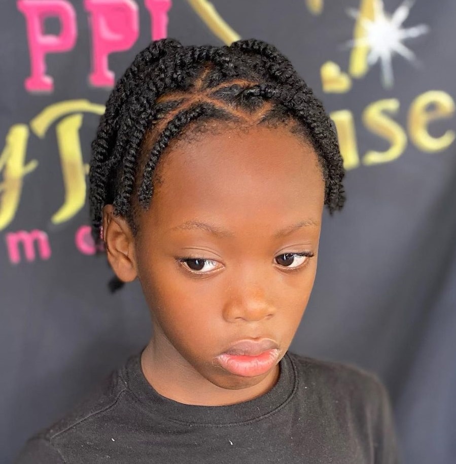 twisted hairstyles for black boys