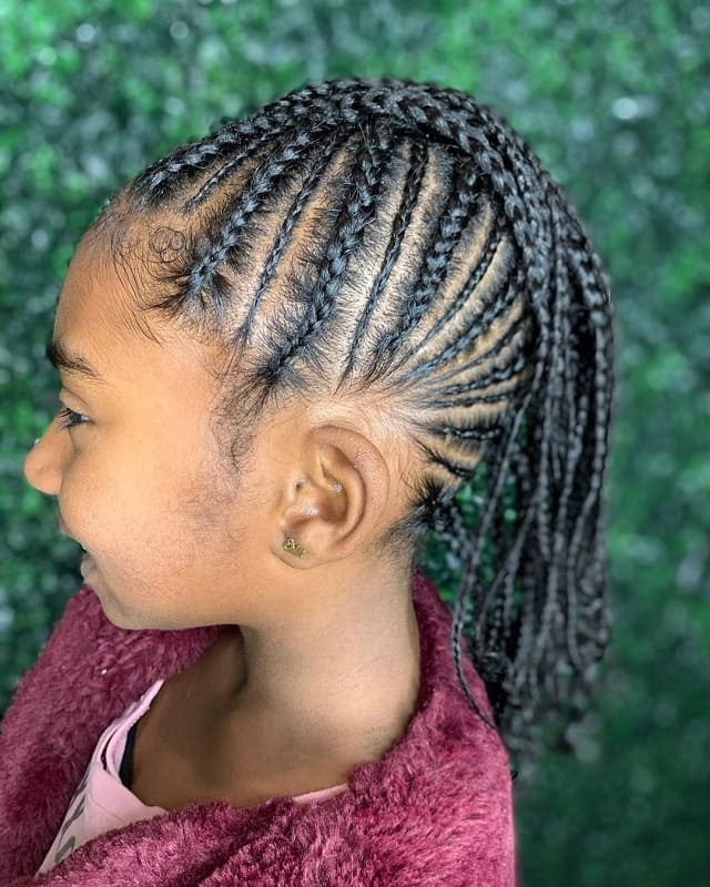 cornrow mohawk for kids