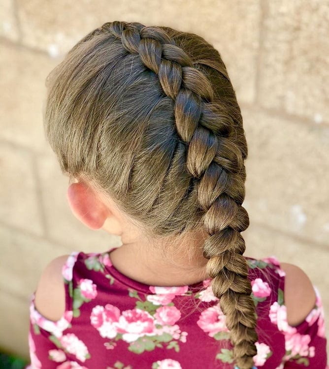 dutch braided mohawk for kids