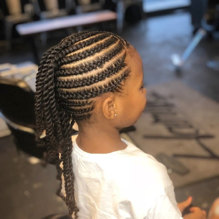 twist braided mohawk for kids